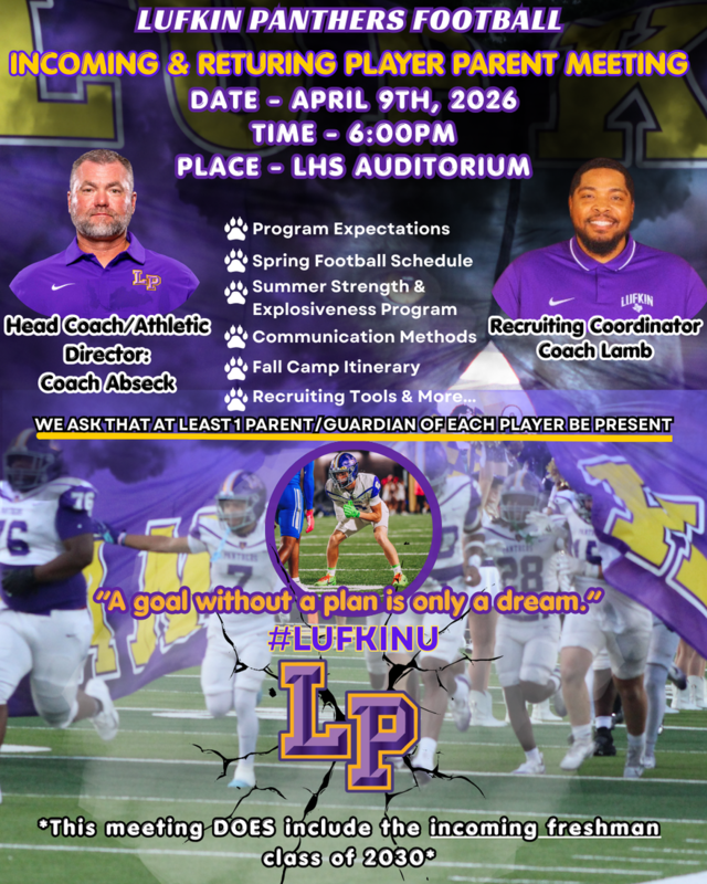 Incoming & Returning Player Parent Meeting 2026