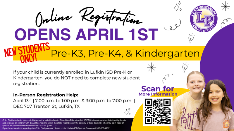 PK& Kinder Online Registration