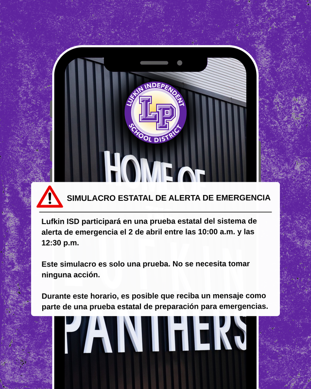 Community Test Alert