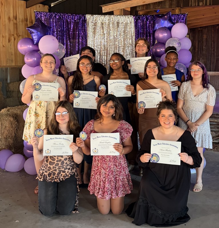 LHS Choir Texas Music Scholar Awards Student Photo