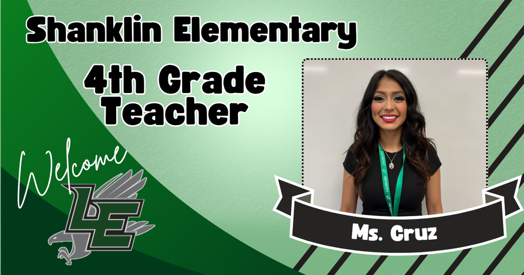 Welcome to Shanklin Ms. Cruz!