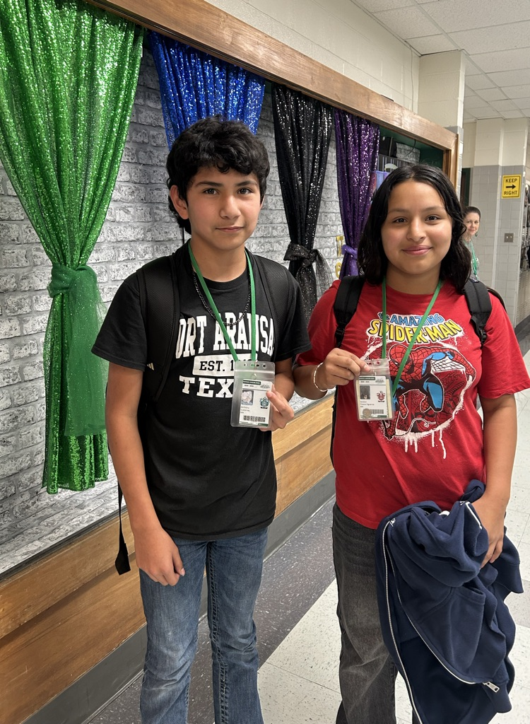 students with IDs