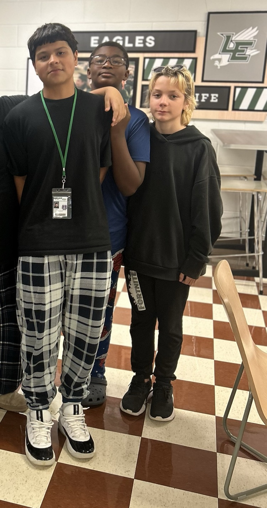 students in pajamas