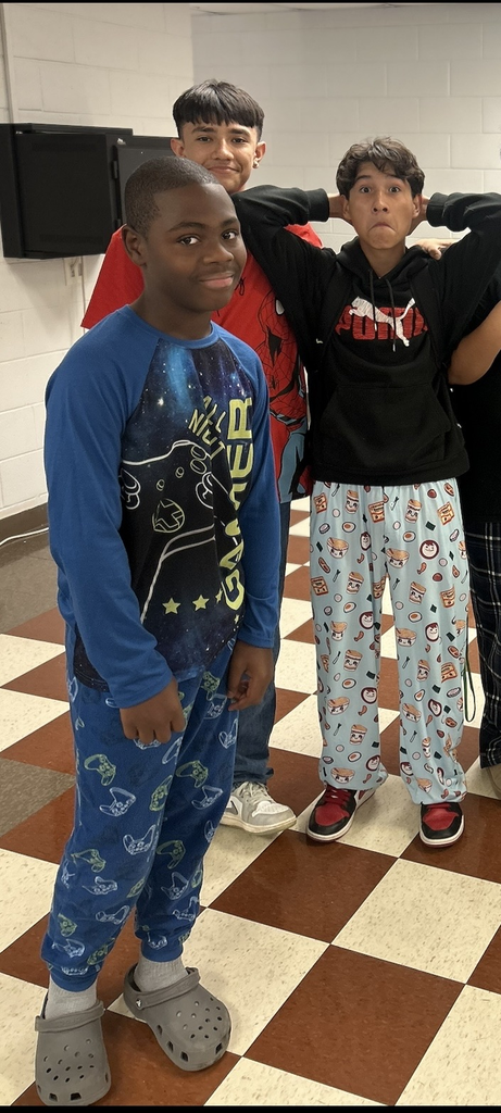 students in pajamas