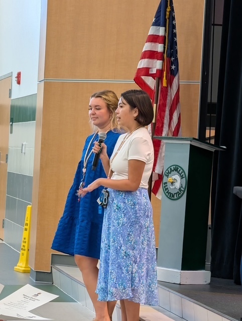 Shanklin NEHS Faculty Advisors-Ms. Galland & Ms. Medina