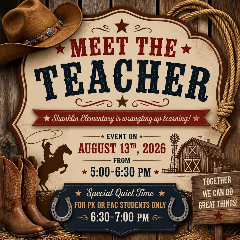 Shanklin elementary meet the teacher august 13