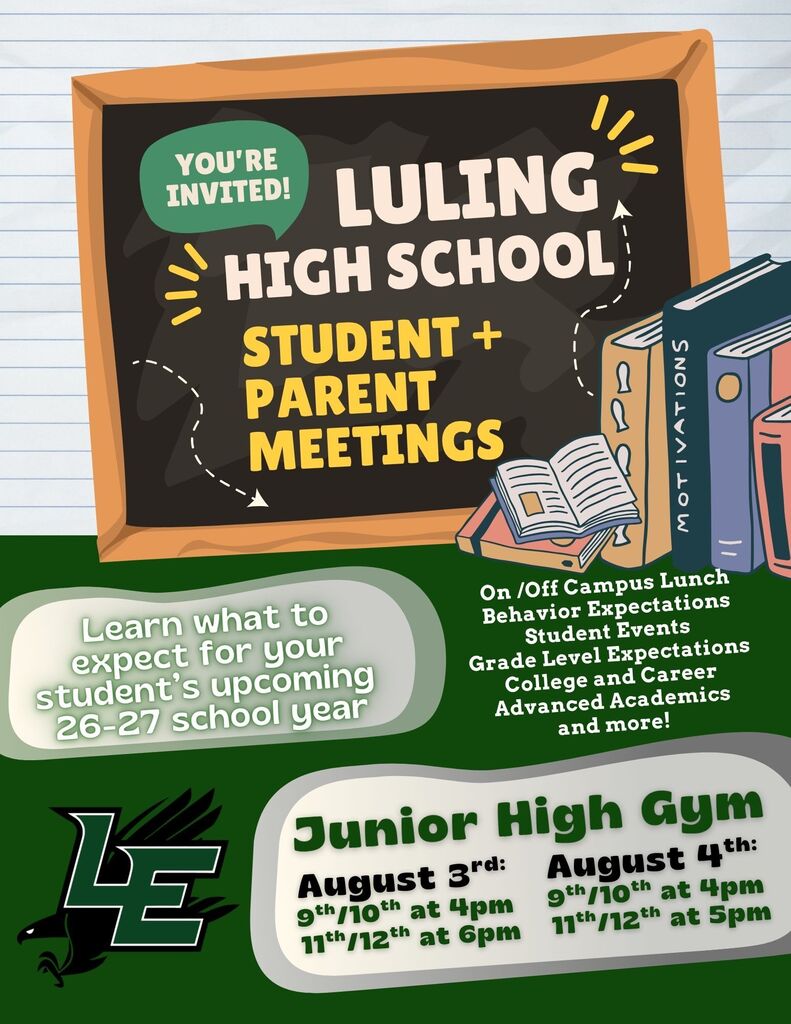 Back to School Meetings