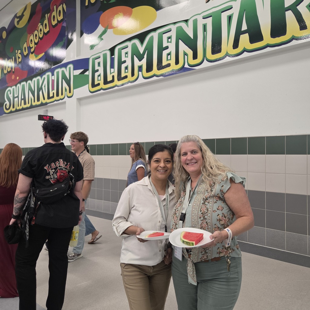 teachers enjoying watermelon