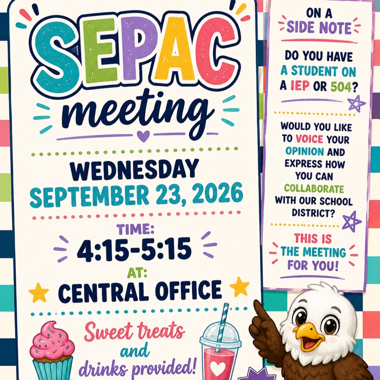 Flyer for SEPAC meeting information