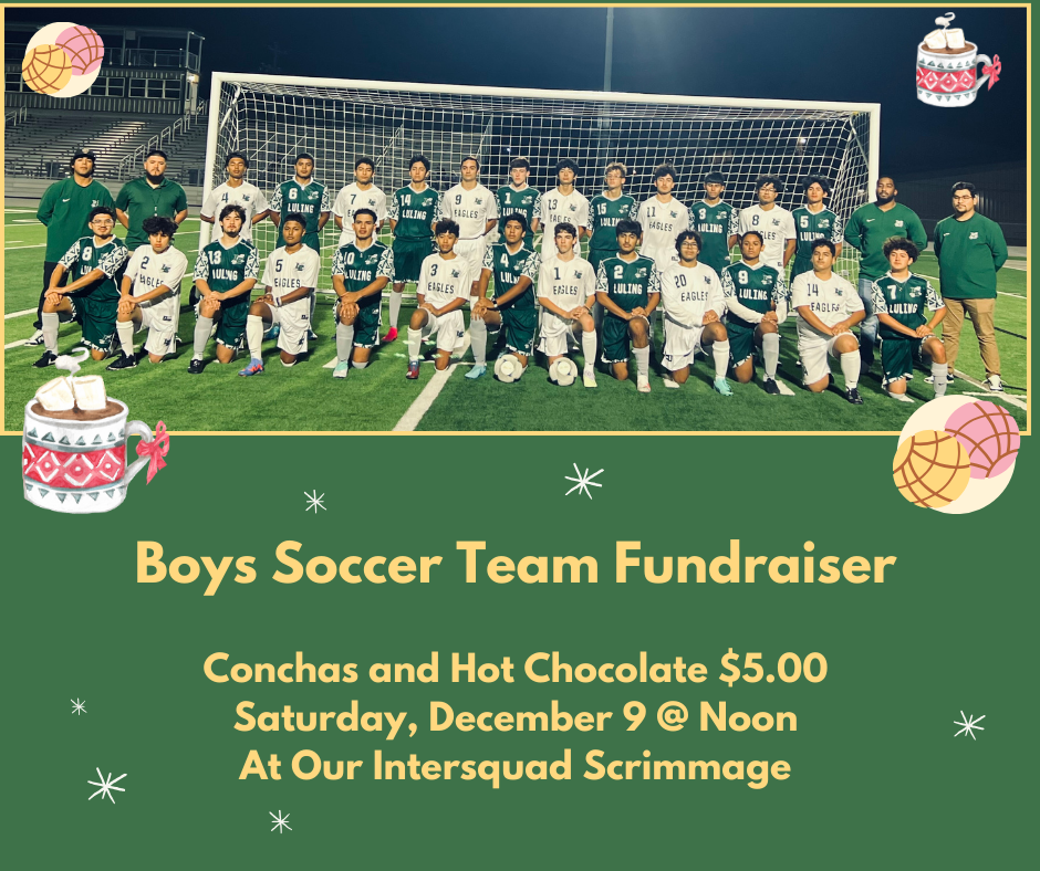 Boys Soccer Fundraiser Conchas Chocolate