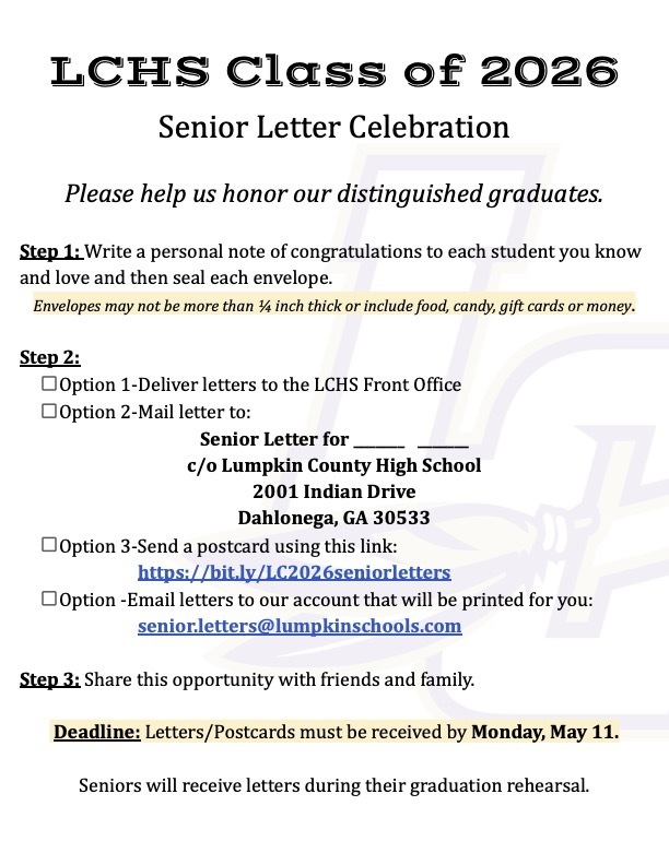 Senior Letter