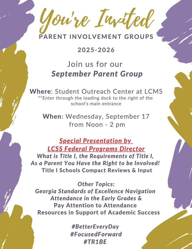 September Parent Group Invitation