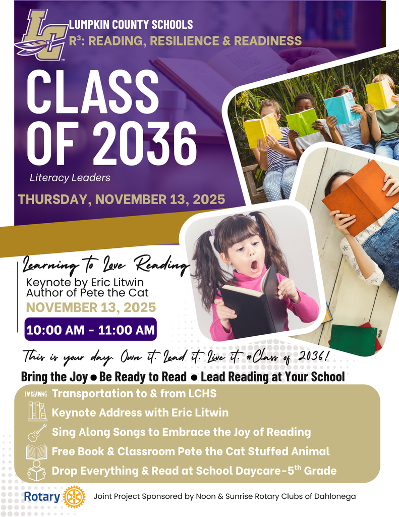 Class of 2036 Reading Rally Flyer