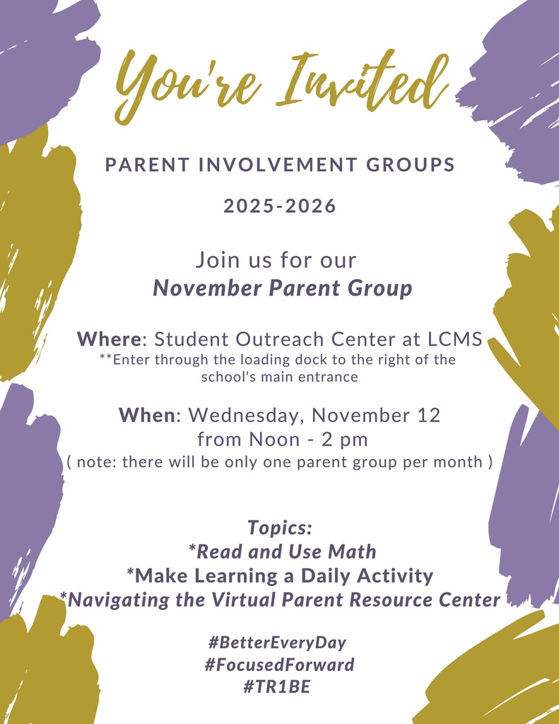 Parent Group Invitation for November