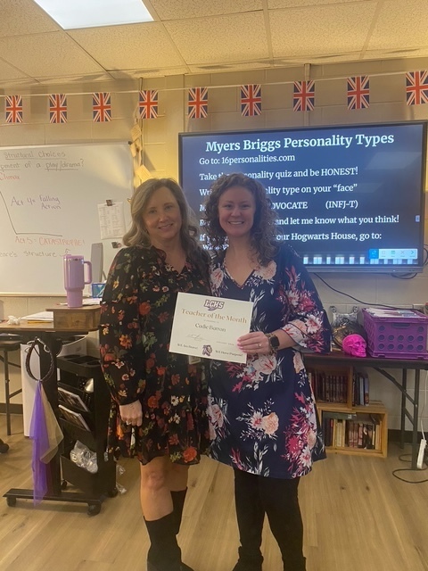 Teacher of the Month