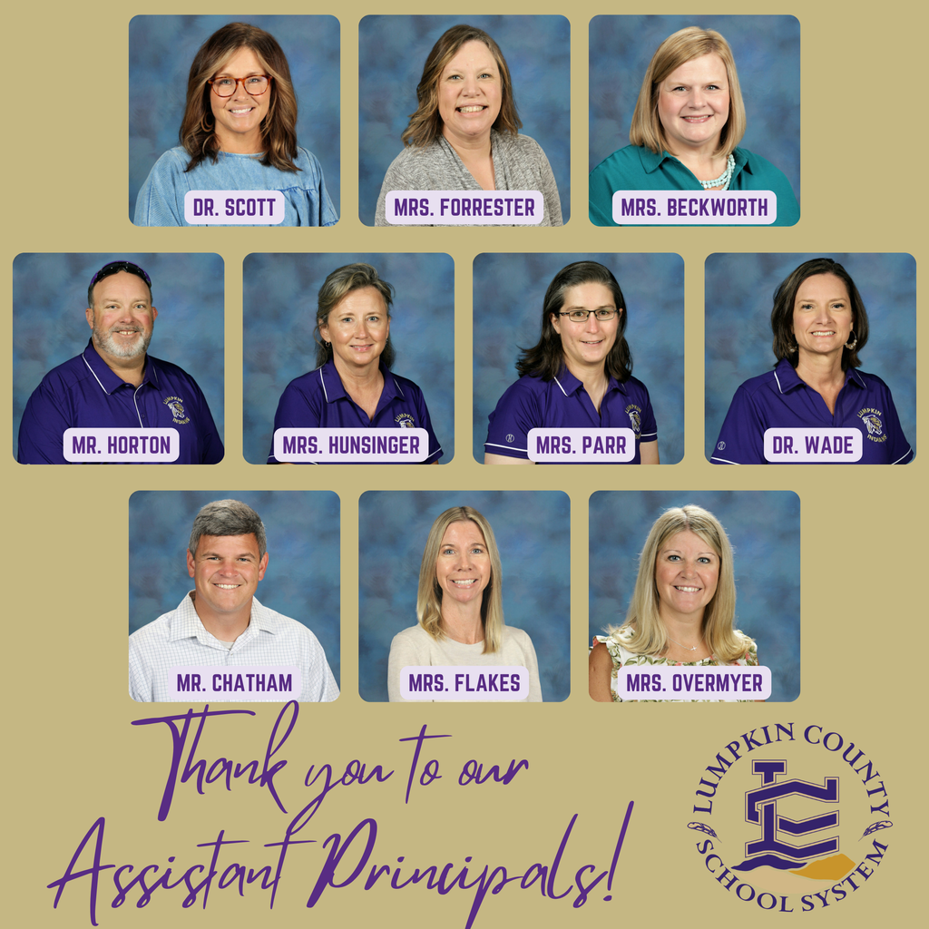Thank you, Assistant Principals