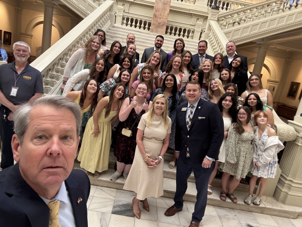 Governor Kemp and LC Girls Wrestling