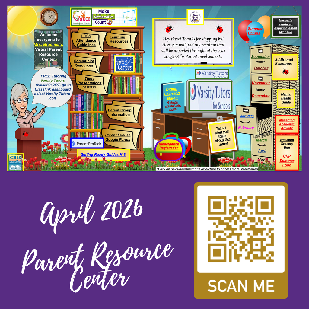 April 2026 Parent Resource Center
