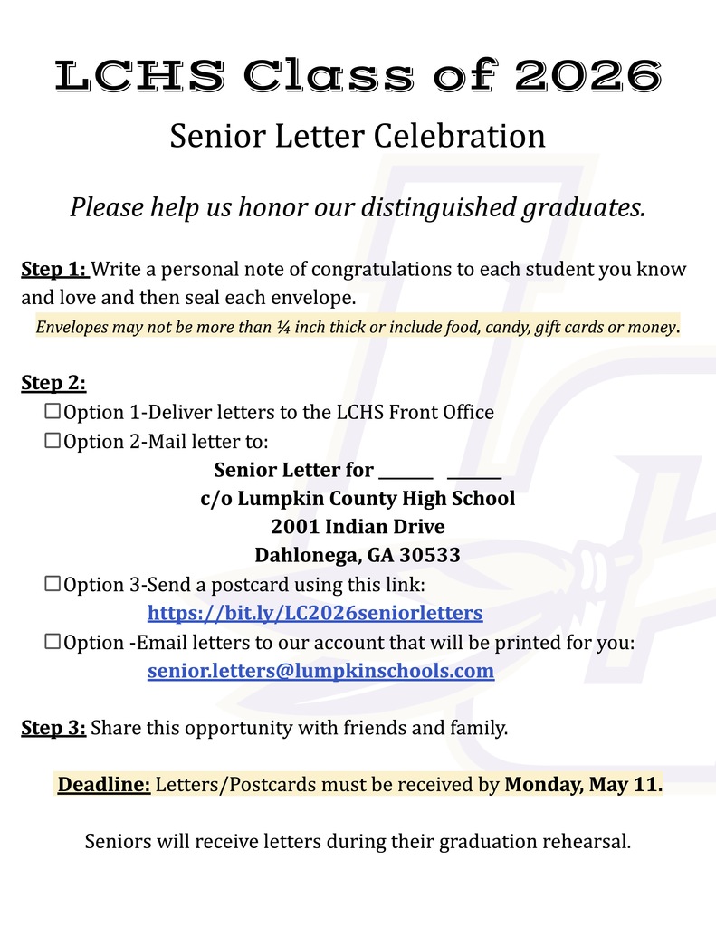 Senior Letters