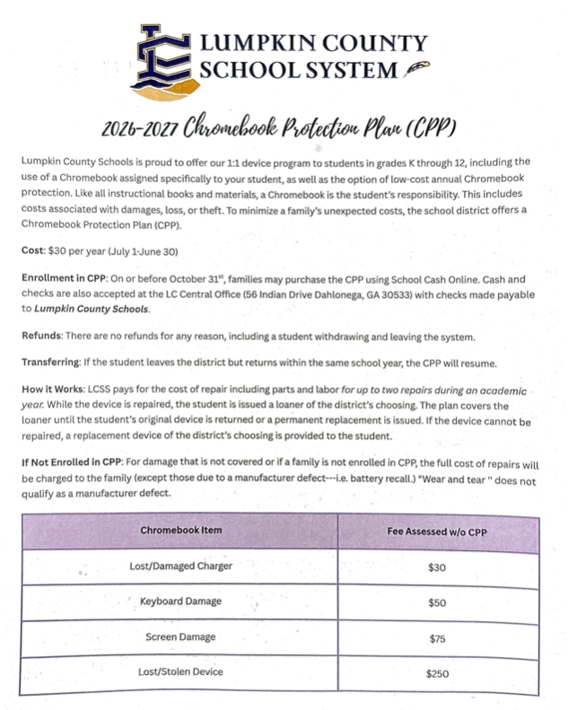 Chromebook Contract
