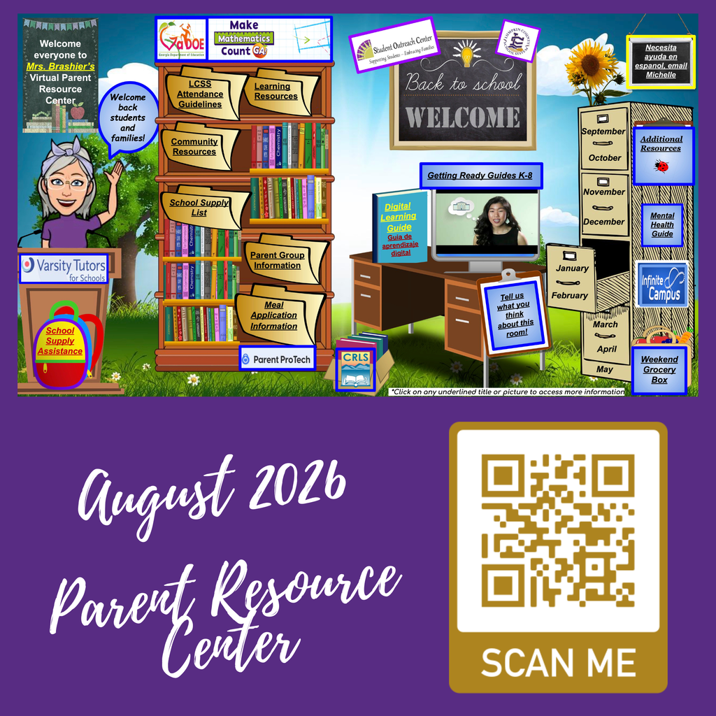 August Parent Resource Center
