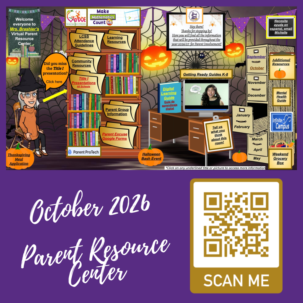 October Parent Resource Center