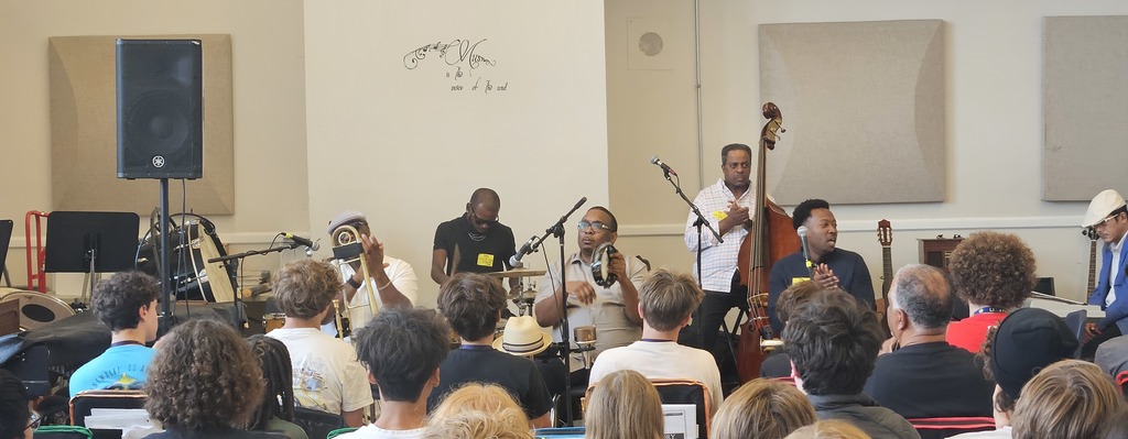 Students attend Masterclass