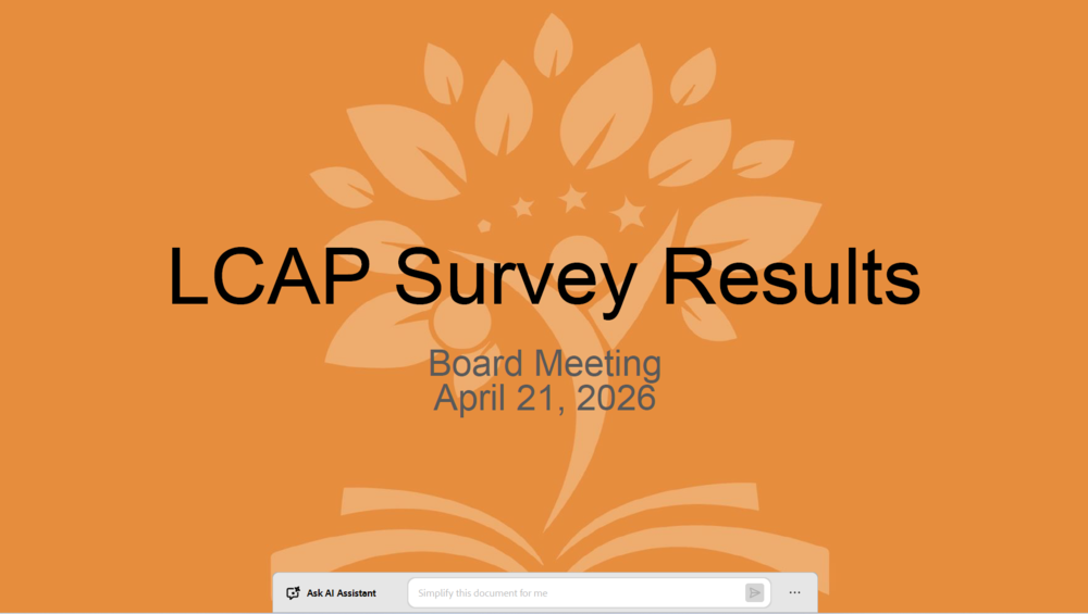 LCAP Survey Results Are In