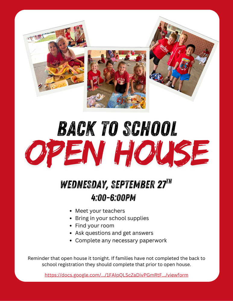 Elementary Open House