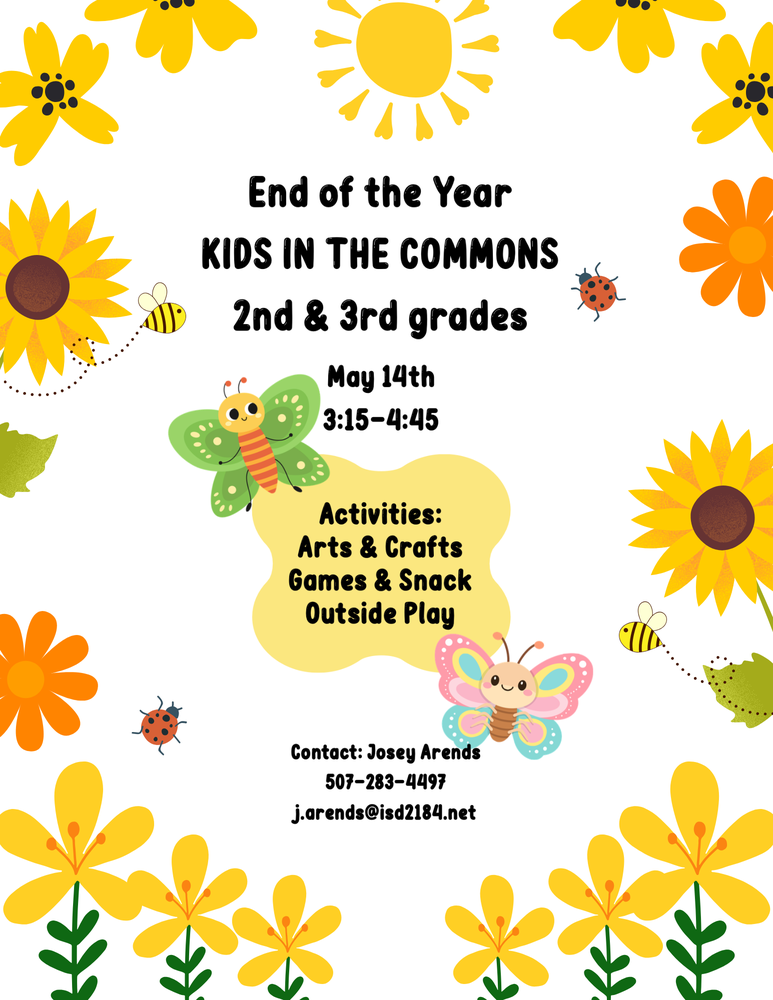 2 & 3 Kids In The Commons Invitation