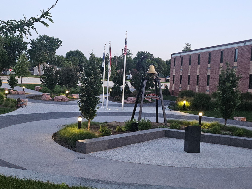 School Garden Picture Featuring New Bell