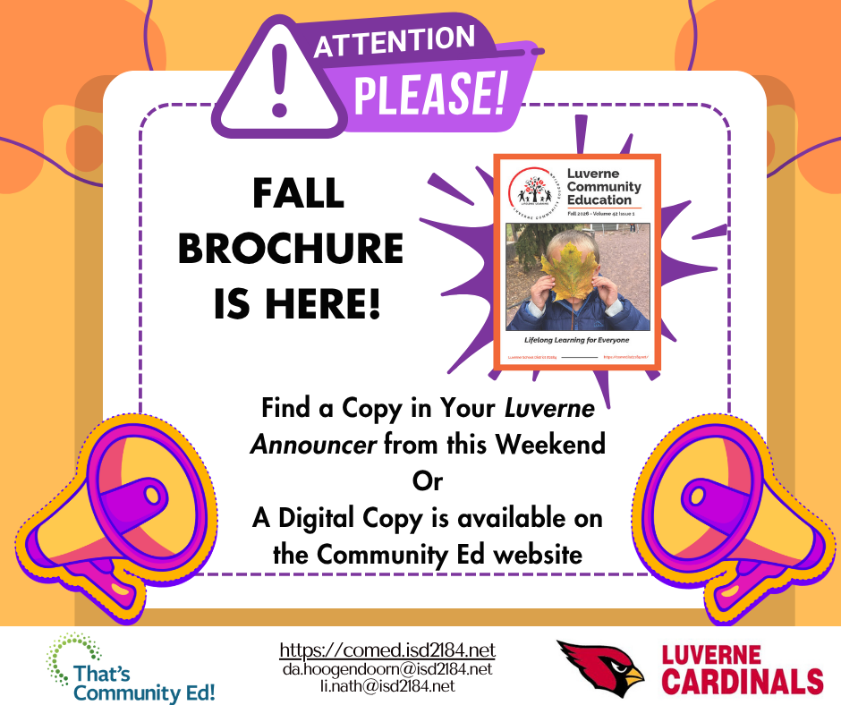 Fall 2026 Brochure is here!