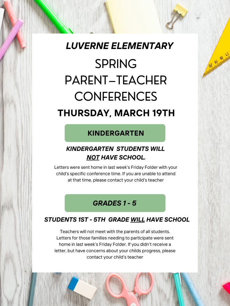 Spring Conferences Reminder