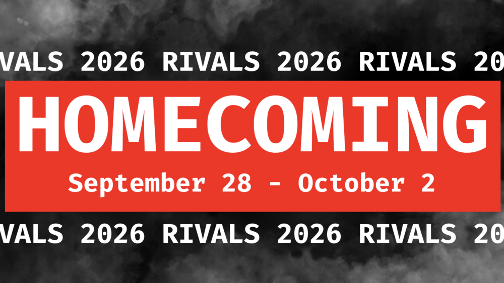 Homecoming Graphic - September 28-October 2, Rivals is the theme