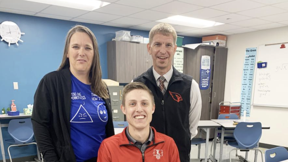 High School Math Teachers Pose