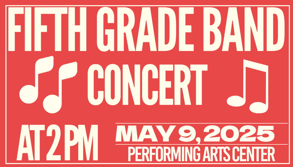 5th Grade Band Concert Info