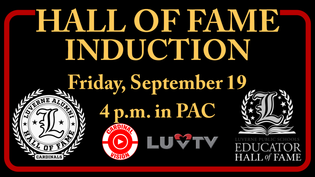 Hall of Fame Induction Graphic