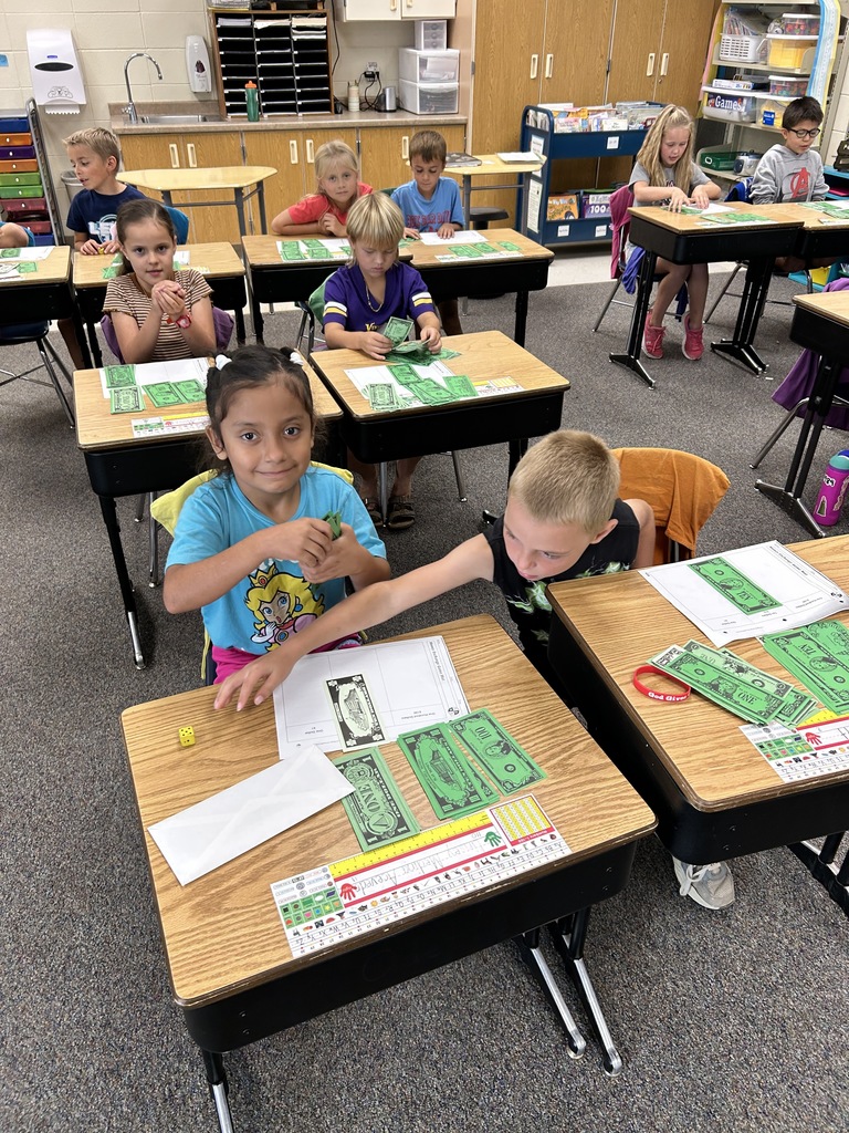 Mrs. Schomacker's 2nd graders were busy last week playing the money exchange game in math class as well as exploring Lyrics 2 Learn. Lyrics2Learn is a music and video based reading comprehension and reading fluency program developed by teachers to improve reading skills and the students love it!