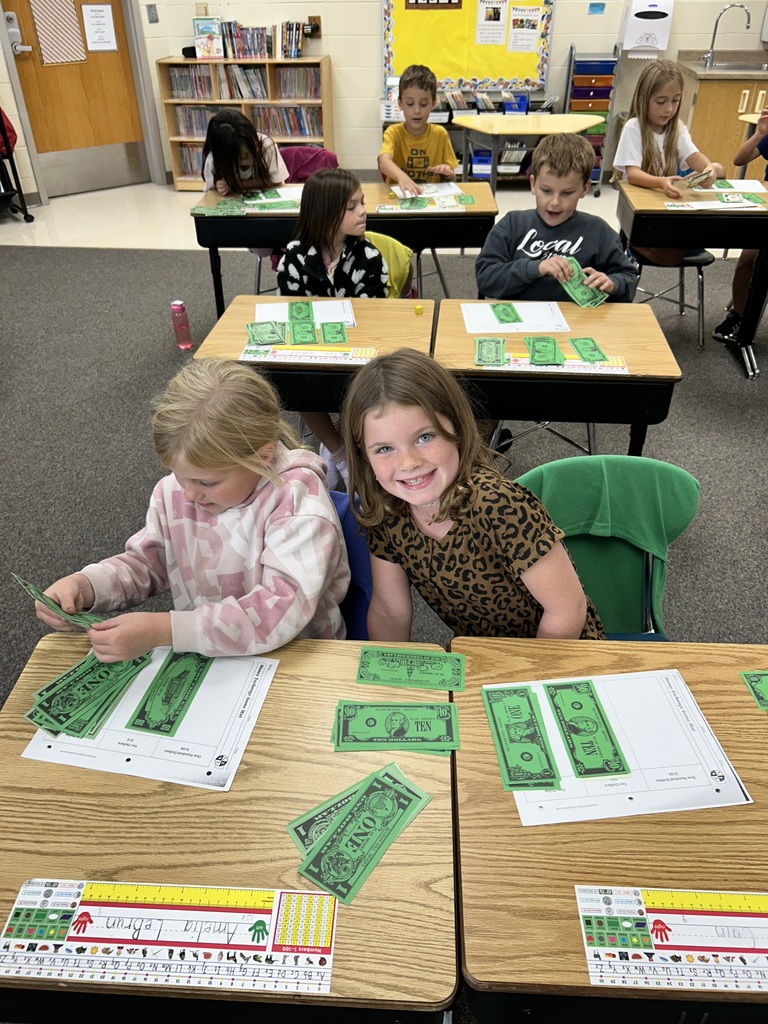 Mrs. Schomacker's 2nd graders were busy last week playing the money exchange game in math class as well as exploring Lyrics 2 Learn. Lyrics2Learn is a music and video based reading comprehension and reading fluency program developed by teachers to improve reading skills and the students love it!
