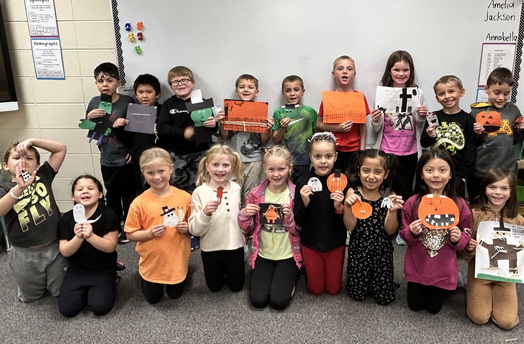 Today for a fun a Halloween activity each student in Mrs. Schomacker's 2nd grade class was given a one dollar bill and had to plan out which supplies they would like to buy to create a fall character. They practiced planning for how much money they would need to spend and also what change they would get back to buy more supplies later. Their creations turned out awesome!