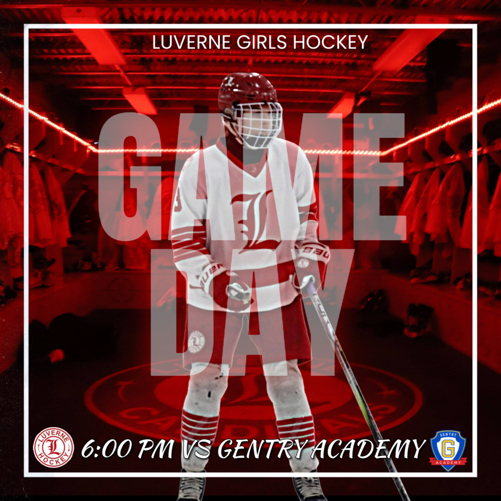 Gameday Graphic for Girls Hockey vs Gentry