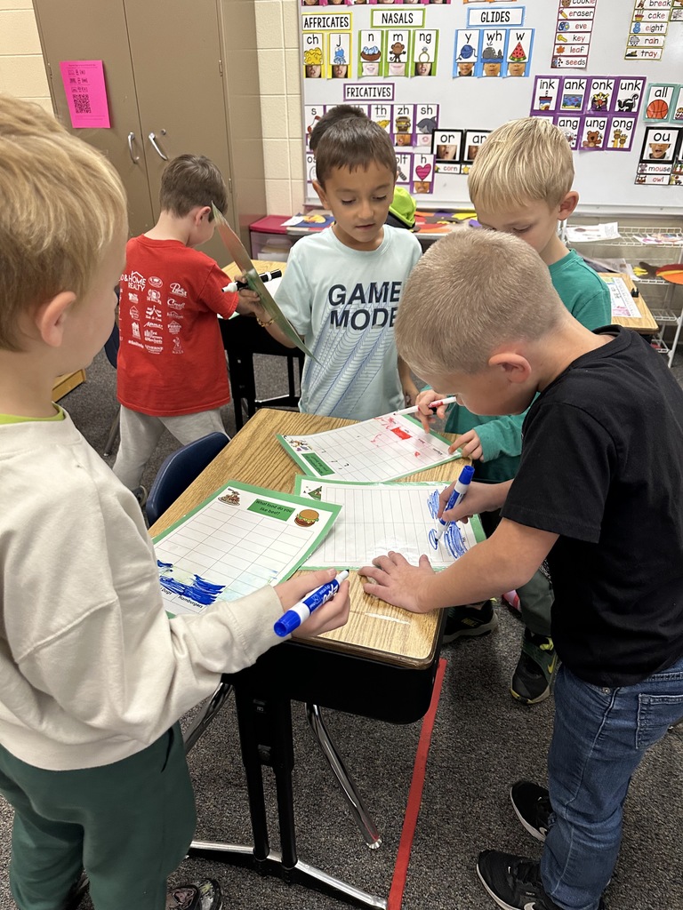 Mrs. Reker’s class conducted class surveys during math to learn more about bar graphs and collecting data.