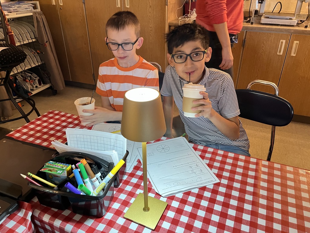 4th grade warms up to math with a hot cocoa review day :)