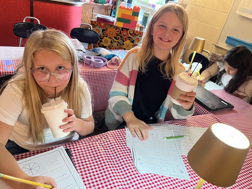 4th grade warms up to math with a hot cocoa review day :)