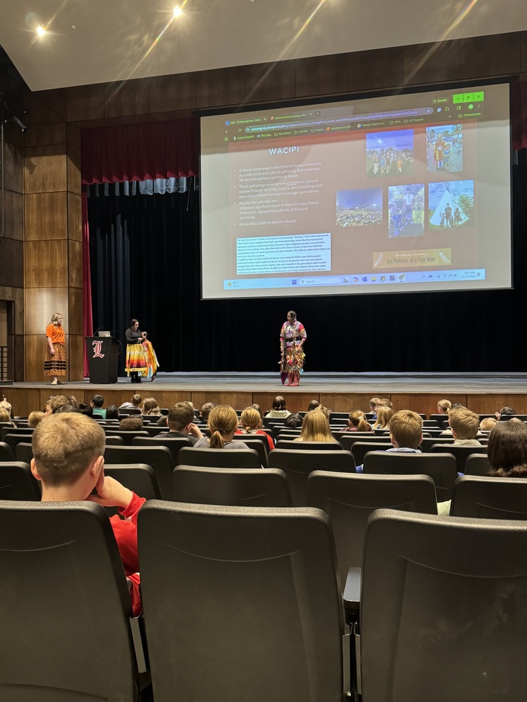 🌿 Honoring Native American Heritage Month in 5th Grade 🌿 A couple of weeks ago, our 5th grade reading classes had the privilege of welcoming special guest speakers from the Luverne American Indian Parent Advisory Committee (AIPAC) after they had wrapped up the novel study of The Birchbark House. We are incredibly grateful to AIPAC Chair Sue Arpan Wallace, AIPAC Secretary Josie Xaisongkham, and students Aubrie Timmer and Chance Xaisongkham for sharing their time, knowledge, stories, and personal experiences with us. Their insights brought deeper meaning to the different Native American cultures and history we’ve been learning about throughout the novel. A highlight of the visit was watching Josie perform the Jingle Dance, a beautiful and meaningful dance traditionally done for healing in many Pow Wow circles. Our students were engaged, respectful, and excited to learn from such generous community members. We are so appreciative of the opportunity to learn directly from local Native voices as we continue honoring Native American Heritage Month. Thank you again to our presenters for enriching our students’ understanding and helping make learning come alive. 🌟📚🧡