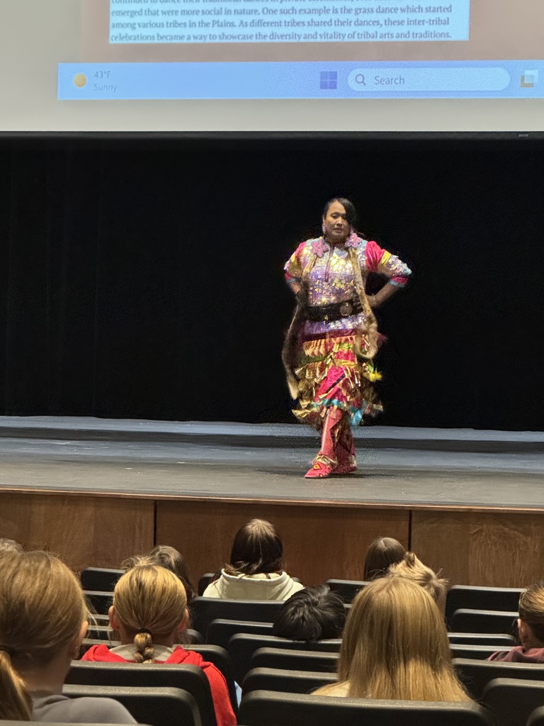 🌿 Honoring Native American Heritage Month in 5th Grade 🌿 A couple of weeks ago, our 5th grade reading classes had the privilege of welcoming special guest speakers from the Luverne American Indian Parent Advisory Committee (AIPAC) after they had wrapped up the novel study of The Birchbark House. We are incredibly grateful to AIPAC Chair Sue Arpan Wallace, AIPAC Secretary Josie Xaisongkham, and students Aubrie Timmer and Chance Xaisongkham for sharing their time, knowledge, stories, and personal experiences with us. Their insights brought deeper meaning to the different Native American cultures and history we’ve been learning about throughout the novel. A highlight of the visit was watching Josie perform the Jingle Dance, a beautiful and meaningful dance traditionally done for healing in many Pow Wow circles. Our students were engaged, respectful, and excited to learn from such generous community members. We are so appreciative of the opportunity to learn directly from local Native voices as we continue honoring Native American Heritage Month. Thank you again to our presenters for enriching our students’ understanding and helping make learning come alive. 🌟📚🧡