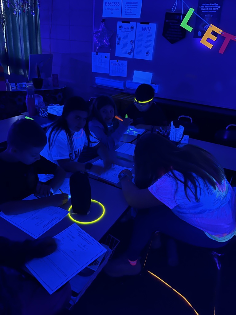 4th grade math review glow day