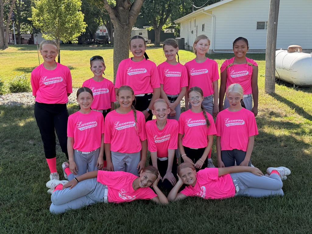12u softball team - Luverne 2