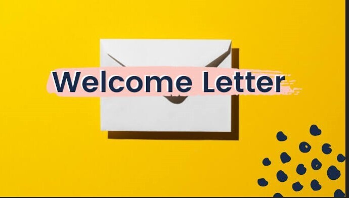 Welcome Letter
