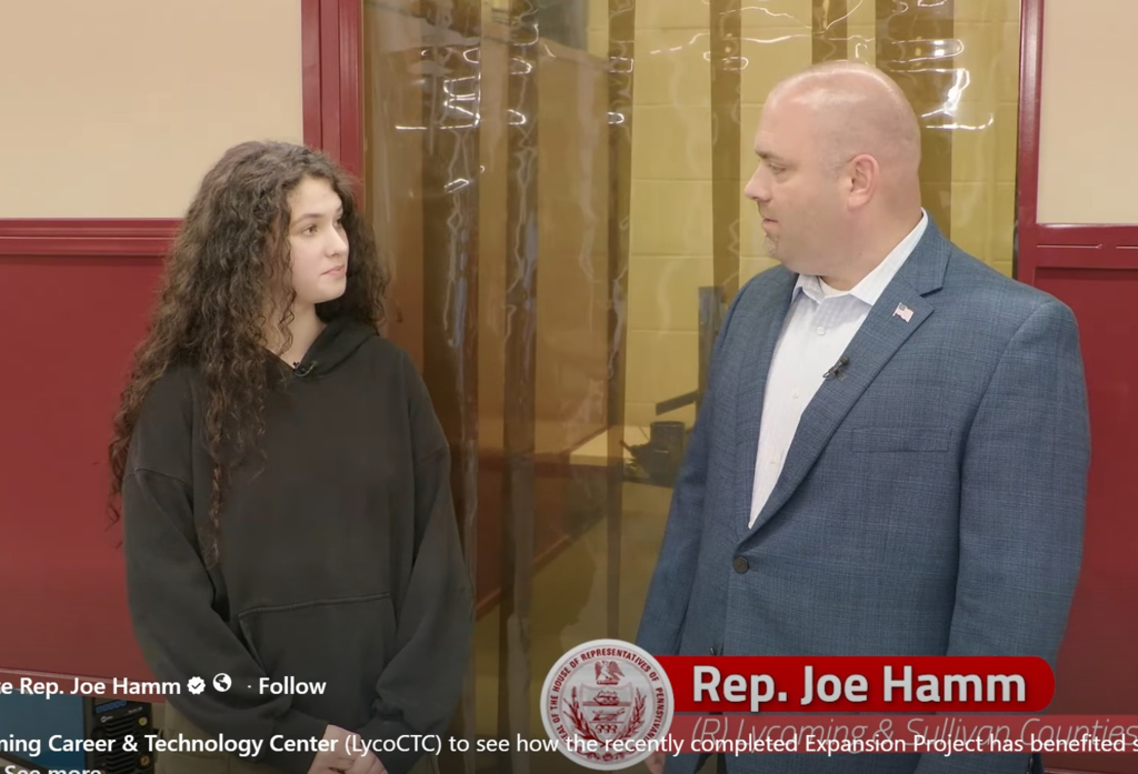 Rep Hamm & Student